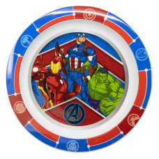 Тарелка детская пластиковая 23,1х20,3х2 см Stor Avengers (74147)