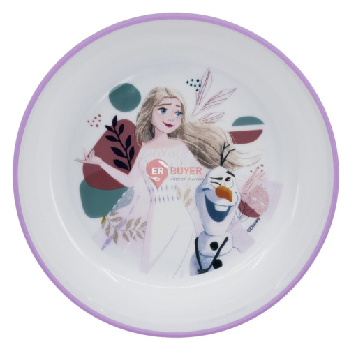Детская пластиковая миска ‎14x14x4,6 см Stor Frozen (74291)