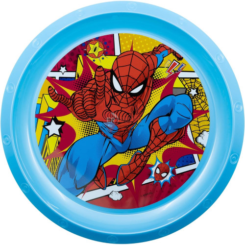 Тарелка детская пластиковая 21,5х21,5х1,9 см Stor Spider-Man (74712)