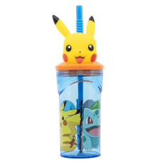 Стакан для детей с трубочкой 360 мл Stor Pokemon (08066)