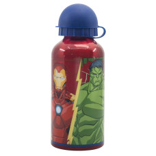 Бутылка алюминиевая детская 400 мл Stor Avengers (74134)