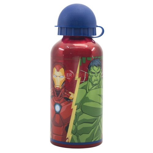 Бутылка алюминиевая детская 400 мл Stor Avengers (74134)