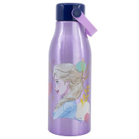 Бутылка для воды алюминиевая с силиконовой ручкой 760 мл Stor Frozen (74261)