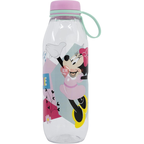 Бутылка для воды с силиконовой ручкой 650 мл Stor Minnie Mouse (74483)