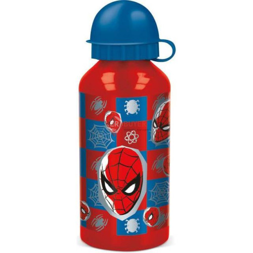 Бутылка алюминиевая детская 400 мл Stor Spider-Man (74734)
