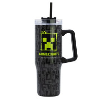 Термокухоль з трубочкою 940 мл Stor Minecraft (75643)