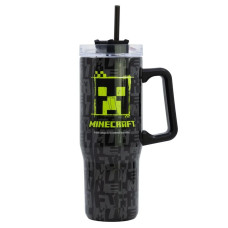 Термокухоль з трубочкою 940 мл Stor Minecraft (75643)