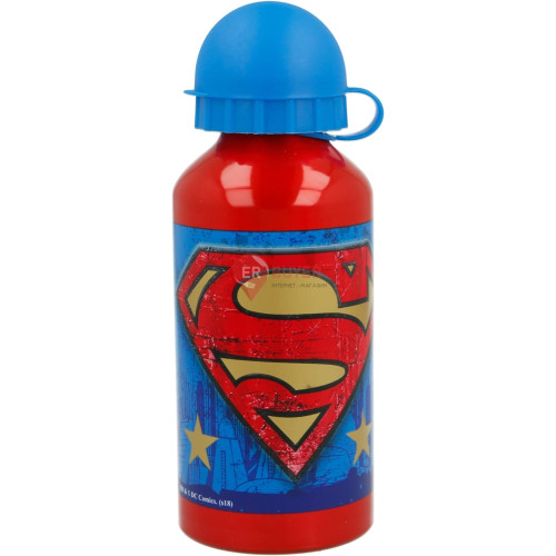 Бутылка алюминиевая детская 400 мл Stor Superman (85634)