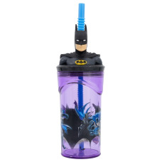 Стакан для детей с трубочкой 360 мл Stor Batman (93054)